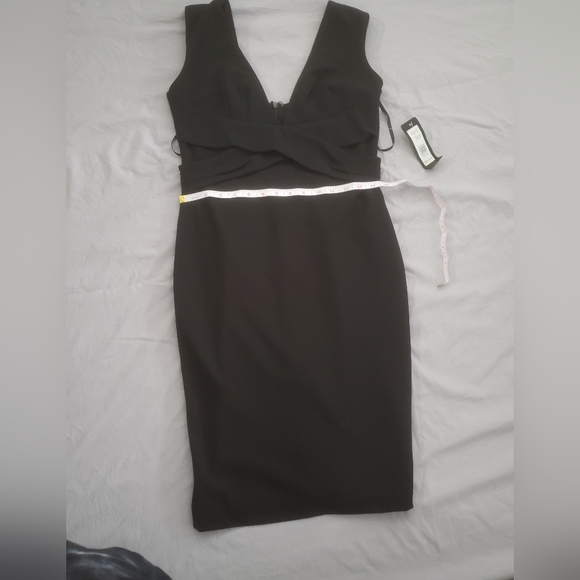 Bebe size 6 little black dress - Picture 2 of 7